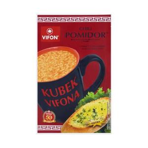 Vifon Kubek Vifona Chili Pomidor Zupa byskawiczna pomidorowa z kluskami ostra 25g - 2849452860