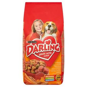 Darling Z drobiem i dodatkiem wyselekcjonowanych warzyw Karma dla dorosych psw 3kg - 2846389067