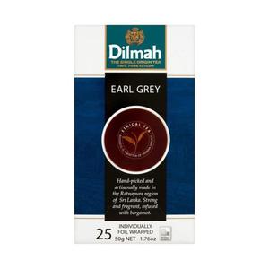 Dilmah Earl Grey Czarna herbata 50g (25 torebek) - 2827389222