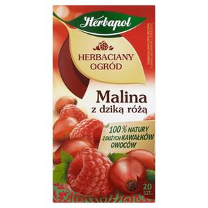 Herbapol Herbaciany Ogrd Malina z dzika r Herbatka owocowo-zioowa 60g (20 saszetek) - 2827389237