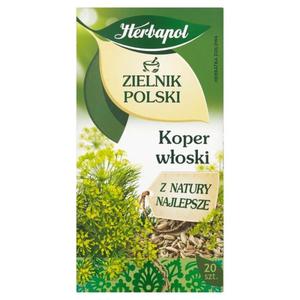 Herbapol Zielnik Polski Koper woski Herbatka zioowa 40g (20 torebek) - 2827389245