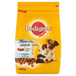 Pedigree Vital Protection Mini Junior z kurczakiem i ryem Mae rasy Karma penoporcjowa 400g