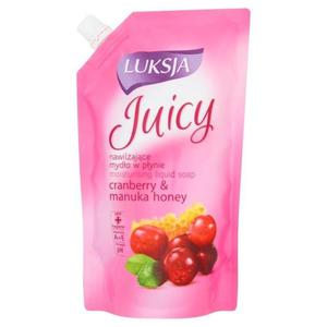 Luksja Juicy Cranberry & Manuka Honey Nawilajce mydo w pynie opakowanie uzupeniajce 400ml - 2827389437
