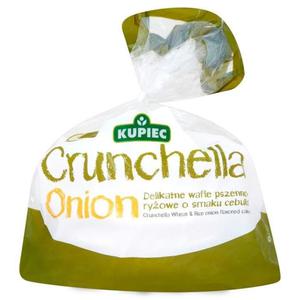 Kupiec Crunchella Onion Delikatne wafle pszenno-ryowe o smaku cebulki 56g - 2837407156