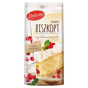 Delecta Domowe Wypieki Biszkopt ciasto w proszku 380g - 2846389080