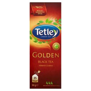 Tetley Golden Herbata czarna 50g (25 torebek) - 2837407564