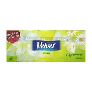 Velvet Aroma agodno rumianek Chusteczki higieniczne zapachowe 10 x 9 sztuk - 2837408956