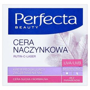 Perfecta Beauty Cera Naczynkowa Krem redukujcy zaczerwienienia na dzie i noc 50ml - 2837409448