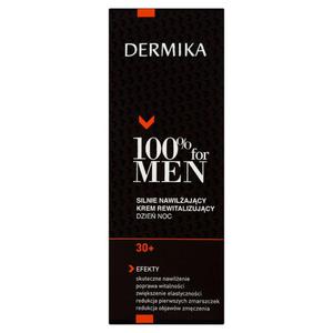 Dermika 100% for Men 30+ Silnie nawilajcy krem rewitalizujcy dzie noc 50ml - 2837409473