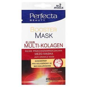 Perfecta Beauty Booster Mask Elixir multi-kolagen Silnie przeciwzmarszczkowa mezo-maska 10ml - 2837409668