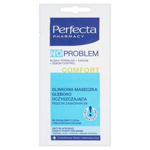 Perfecta Pharmacy No Problem Comfort Glinkowa maseczka gboko oczyszczajca 2 x 5ml