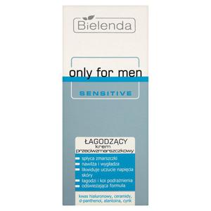 Bielenda Only for Men Sensitive agodzcy krem przeciwzmarszczkowy 50ml - 2853176719