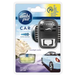 Ambi Pur Car Moonlight Vanilla Samochodowy odwieacz powietrza Zestaw startowy 7ml - 2837410604