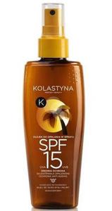 Kolastyna Olejek do opalania w sprayu SPF 15 150ml - 2856745504