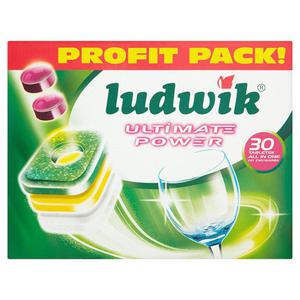 Ludwik Ultimate Power All in one Tabletki do zmywarek 600g (30 sztuk) - 2837410905