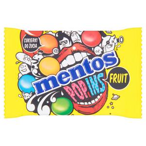 Mentos Pop Ins Fruit Cukierki do ucia 25g - 2837411463
