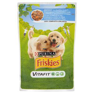 Friskies Vitafit Junior z kurczakiem i marchewk w sosie Penoporcjowa karma dla szczenit 100g - 2837411508