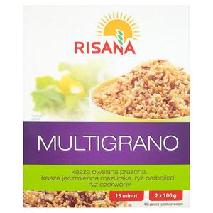 Risana Multigrano Mix ziaren z ryem czerwonym 200g (2 torebki) - 2837411562