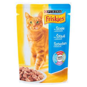 Friskies w sosie z ososiem Penoporcjowa karma dla dorosych kotw 100g - 2837411567