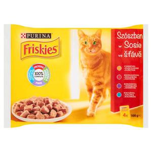 Friskies w sosie Penoporcjowa karma dla dorosych kotw 400g (4 sztuki) - 2837411568