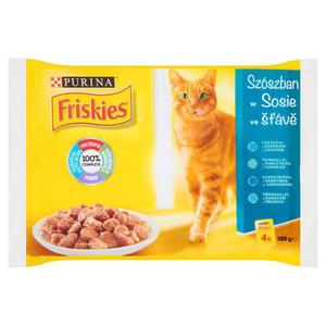 Friskies w sosie Penoporcjowa karma dla dorosych kotw 400g (4 sztuki) - 2837411569