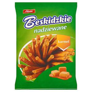 Aksam Beskidzkie nadziewane karmel Paluszki 100g - 2837411581