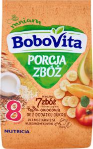 BoboVita Porcja zb Kaszka mleczna 7 zb wieloowocowa po 8 miesicu 210g - 2837411837