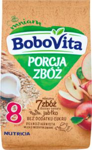 BoboVita Porcja zb Kaszka mleczna 7 zb jabkowa po 8 miesicu 210g - 2846389351