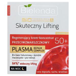 Bielenda Skuteczny Lifting 50+ Regenerujcy krem-koncentrat przeciwzmarszczkowy na noc 50ml - 2837411931