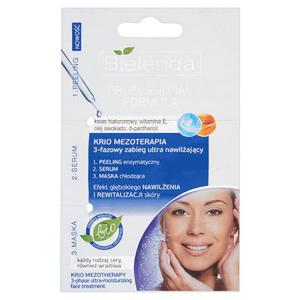 Bielenda Professional Formula Krio mezoterapia 3-fazowy zabieg ultra nawilajcy 3 x 3g - 2842140427