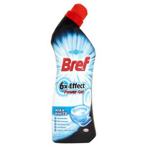 Bref WC 6x Effect Power Gel Max White el do toalet 750ml - 2837412277