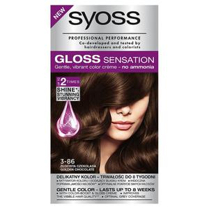 Syoss Gloss Sensation Farba do wosw Zocista czekolada 3-86 - 2837412571