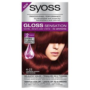 Syoss Gloss Sensation Farba do wosw Czerwie sangrii 4-23 - 2837412582