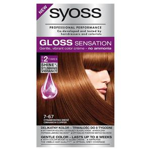 Syoss Gloss Sensation Farba do wosw Cynamonowa mied 7-67 - 2837412593