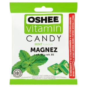 Oshee Vitamin Candy Mint Karmelki twarde o smaku mitowym Suplement diety 90g - 2846389447