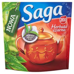 Saga Herbata czarna 240g (200 torebek) - 2846389449