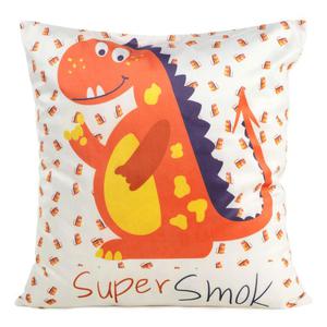 Poszewka dekoracyjna KIDS-8B 45x45 Design91 wielokolorowa super smok dinozaur - 2868877819