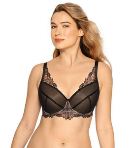 Biustonosz GAIA Push Up Belinda 951 beowy czarny - 2872255698