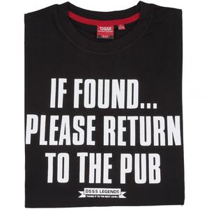 T-Shirt D555 SIMON Return To The Pub - czarna - 2833359892