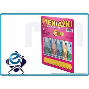 PIENIDZE Edukacyjne EURO bilon banknoty +3L - 2850399935