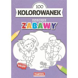 KOLOROWANKI A5 - 8 obrazkw - Dziecice zabawy - 2865866194