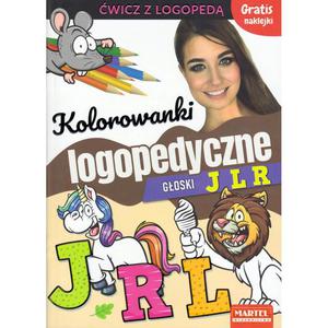 Kolorowanki LOGOPEDYCZNA +naklejki GOSKI J L R - 2871951666