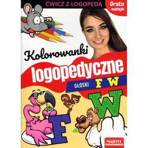 Kolorowanki LOGOPEDYCZNA +naklejki GOSKI F W - 2871951669