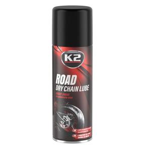 Wysoce przyczepny do motocyklowych acuchw O-RING, Z-RING, X-RING K2 Suchy smar do acuchw 400ml - 2865025413