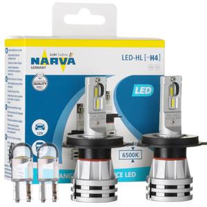 arwki LED H4 NARVA Range Performance LED 12/24V 24W (6500K) + arwki LED W5W - 2873315719