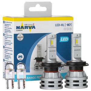 arwki LED H7 NARVA Range Performance LED 12/24V 24W (6500K) + arwki LED W5W - 2873315721