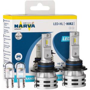 arwki LED HIR2 NARVA Range Performance LED 12/24V 24W (6500K) + arwki LED W5W - 2873315724