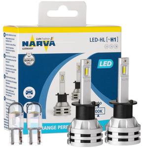 arwki LED H1 NARVA Range Performance LED 12/24V 19W (6500K) + arwki LED W5W - 2873315716