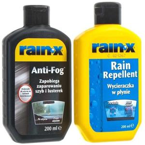 Zestaw: Niewidzialna wycieraczka RAIN-X Rain Repellent + Antypara RAIN-X Anti-Fog 200/200ml - 2861176969