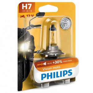 arówka H7 PHILIPS Vision Moto +30% 12V 55W